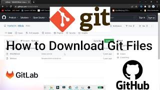 How to clone GitHub repository | How to Download File from Git | How to download github files