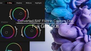 Fuji GFX Capture One 11 Looking at RAW FILES