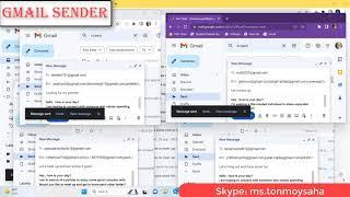 Gmail sender bot | Gmail Automation | Bulk Mail Sender | Ultimate Bulk Mail Sender Automation Tool