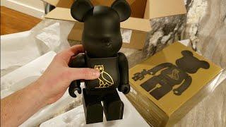 OVO x BE@RBRICK  OVO x SO MANY WAVES DU RAG OVO MONOGRAM T SHIRT