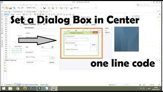 how to open frame or dialog in center of the screen using one line code | java netbeans tutorial #29