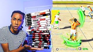 SCORING A HALF COURT GREEN ON EVERY NBA 2K GAME IN ONE VIDEO