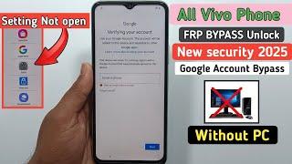 All Vivo FRP BYPASS Android 14  Settings not open  Google Account/ FRP Bypass (without PC)