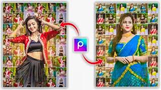 Mosaic Photo Editing in Mobile || PicsArt New Photo Editing in Telugu