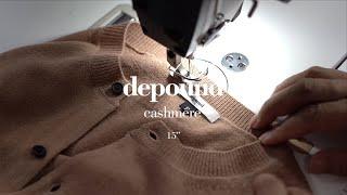 depound cashmere cardigan 15" / 드파운드 캐시미어 가디건 제작과정 15"