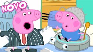 Peppa Pig Português Brasil | O Pequeno Robô | NOVO Contos da Peppa Pig