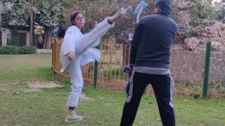 Slap Kick||Taekwondo||Anushka Chatterjee||Martial Arts