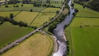 LLANRWST ,   NORTH WALES.  DRONE FLIGHT. #video 33#  4K  60fps