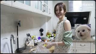 let's see what's going in  Wan Peng Kitchen || Wan Peng's Vlog || Wan Peng Cookies  @wan_penger