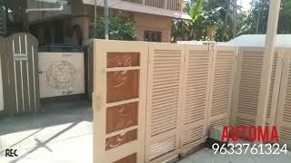 Automatic gate/Remote control gate/folding gate/Curve gate trivandrum cont 9633761324