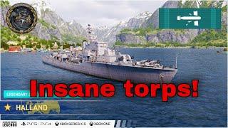 Halland first look! - The best torpedo boat in the game?