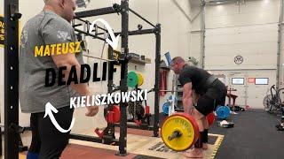 Deadlift training with King of the Stone Kieliszkowski