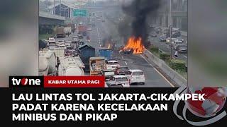Kecelakaan di Tol Jakarta-Cikampek Membuat Lalu Lintas Padat | Kabar Utama Pagi tvOne