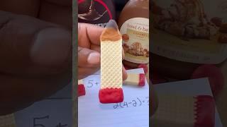 Cute wafer pencil decoration #creative #sweet #dessert #snack #shortvideo #shorts #viralvideo #video