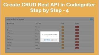 Create CRUD Rest API in Codeigniter Step by Step - 4