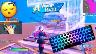 [1 HOUR] Sleeping ASMR Mechanical Keyboard Sounds  ASMR  Fortnite Bio's ZoneWars Gameplay 240FPS