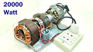 Top2 Ac 220V Free Energy Generator  Self Magnetic Generator At Homemade Electricity