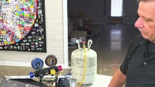 DIYers: How we MacGyver a refrigerant recovery machine using using an old window unit