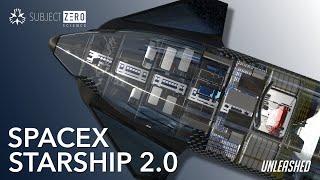 Onboard the SpaceX Starship 2.0 in Detail - What it takes to go to Mars | Detailed Breakdown