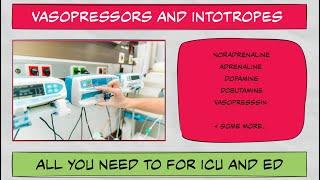 Vasopressors and Inotropes in ICU and ED, all you need to know.