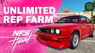Earn MASSIVE REP with Low Level Cars! NFS Heat UNLIMITED REP FARM