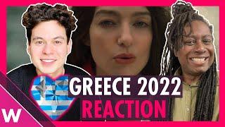 Amanda Tenfjord "Die Together" Reaction | Greece Eurovision 2022