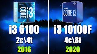 Core i3 10100F vs Core i3 6100 Test in 7 Games