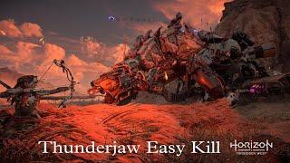 How To Kill The Thunderjaw In An Easiest Way - Horizon Forbidden West