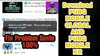 Failed to create OBB folder | Please restart your phone and try again. PUBG MOBILE Fix Problem Solve
