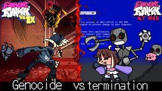 【FNF MASH UP】Tabi vs kb (Qt) termination vs Genocide Remix