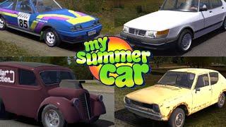 My Summer Car | All Vehicles & Cars (Early 2021)