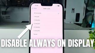 How to Disable Always on Display iPhone 13