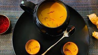 Golden Milk — Saffron, Turmeric, and Ginger [an anti inflammatory & diabetic friendly hot drink]