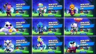 ALL HALLOWEEN SKINS IN BRAWL STARS (2019-2024)