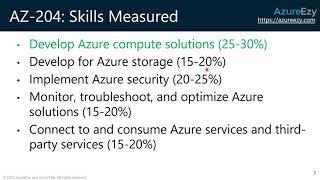 Develop Azure Storage solutions - Webinar