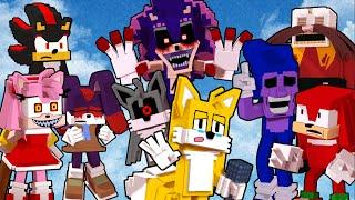 "Chasing" but everyone Sings it - Tails.exe x Friday Night Funkin' Minecraft Animation (FNF) #2
