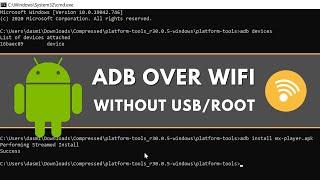 Connect ADB over WiFi without USB/Root