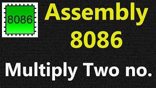 Multiply two numbers in assembly language 8086 | Multiplication of Two 8bit number in 8086 in HINDI