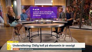 Undersökning: Dålig koll på ekonomin är osexigt | Nyhetsmorgon | TV4 & TV4 Play