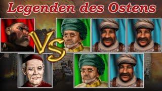 Schwein + Inquisitor vs den Turban Zentralrat! | LdO | Stronghold Crusader - KI Kämpfe