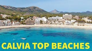 Calvia best beaches. 4K Mallorca best beaches.