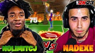 NADEXE TRIED TO EXPOSE ME AND RAGES ON NBA 2K23... NOLIMITCJ VS NADEXE NBA 2K23!