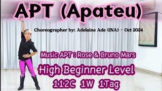 APT (Apateu) - Line Dance - Choreographer by: Adelaine Ade (INA) - Oct 2024