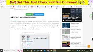 MTK SEC BOOT DISABLE V3 | MTK Auth Bypass Tool | All Samsung Galaxy Frp Bypass without pc 2024