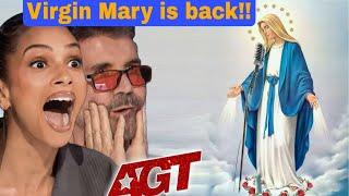 UNBELIEVABLE!  Virgin Mary is Back!! Judges surprised  AGT 2024 #bgt #thevoice #talent