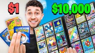 I Bought a $1 vs $10,000 Pokémon Card Collection!