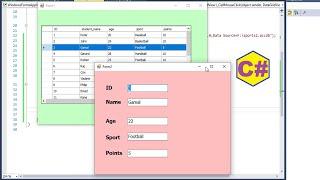 C# programming| Populate datagridview from  Access database and send selected row to another form