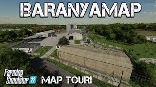 “BARANYAMAP” FS22 MAP TOUR! | NEW HUNGARIAN MOD MAP! | Farming Simulator 22 (Review) PS5.