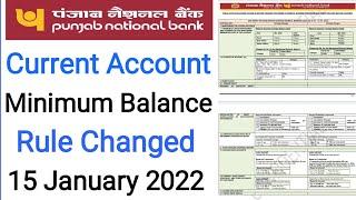 Pnb minimum balance & charges | Pnb current account minimum balance & charges | Pnb new charges 2022