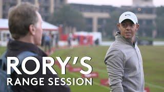 Rory McIlroy range session with Top Tracer | 2021 Abu Dhabi HSBC Championship